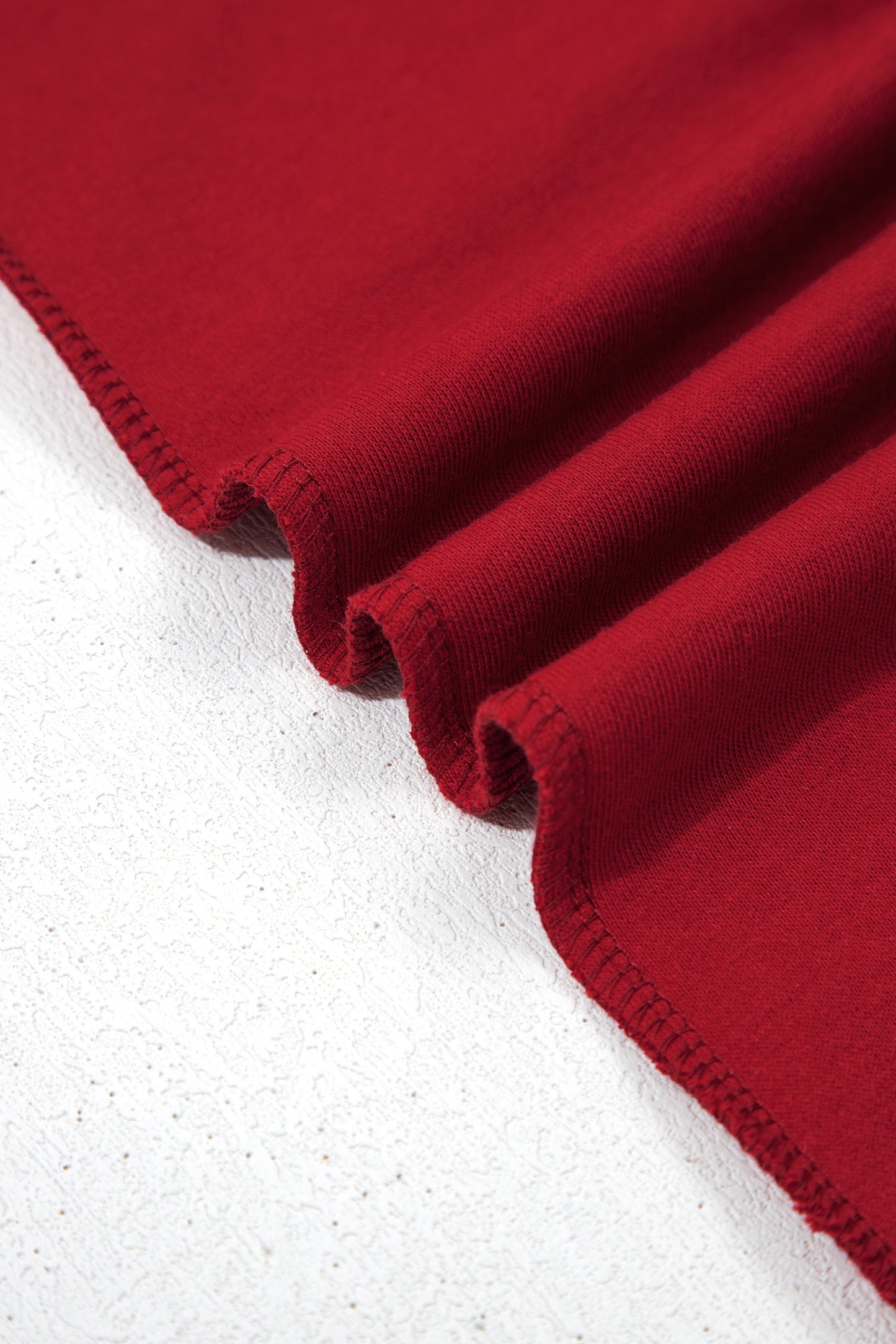 Racing Red Drop Shoulder Boxy Tee and Barrel Pants Set