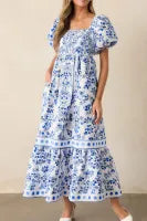 Blue Floral Dress