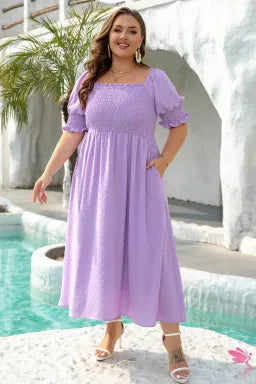 Lavender Plus Dress