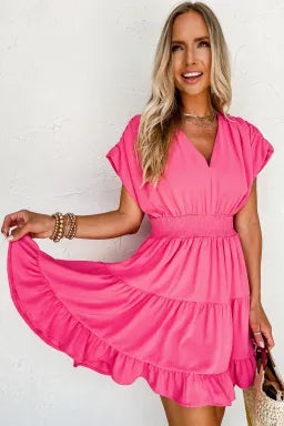 Pink Ruffle Dress
