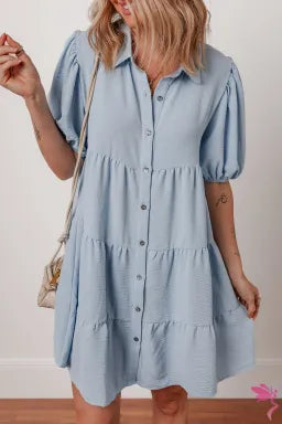 Blue Shift Dress