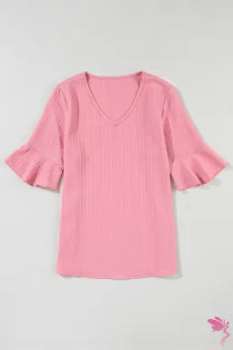 light pink blouse