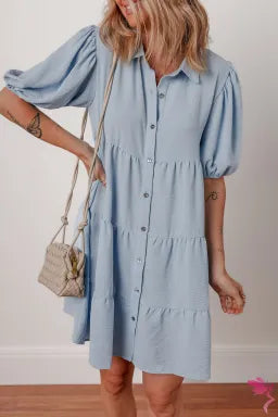 Blue Shift Dress