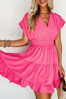 Pink Ruffle Dress