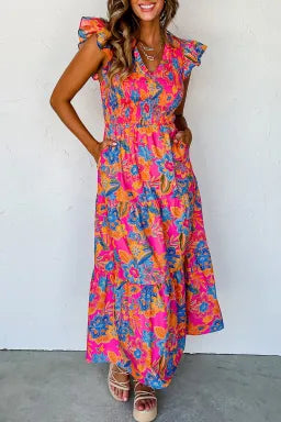 Boho Floral Dress