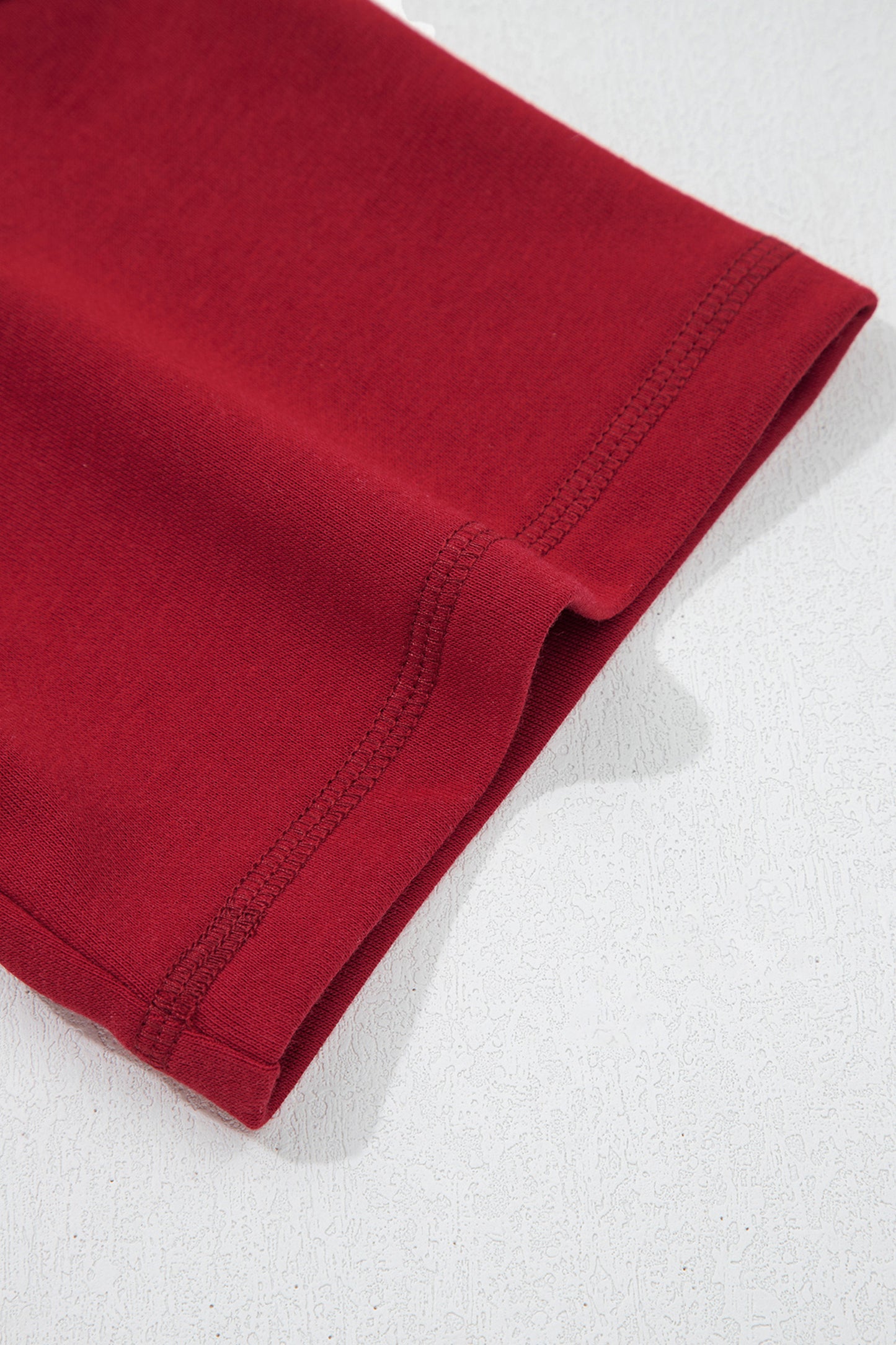 Racing Red Drop Shoulder Boxy Tee and Barrel Pants Set