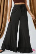 BLACK RUFFLED PANTS #2 11/21