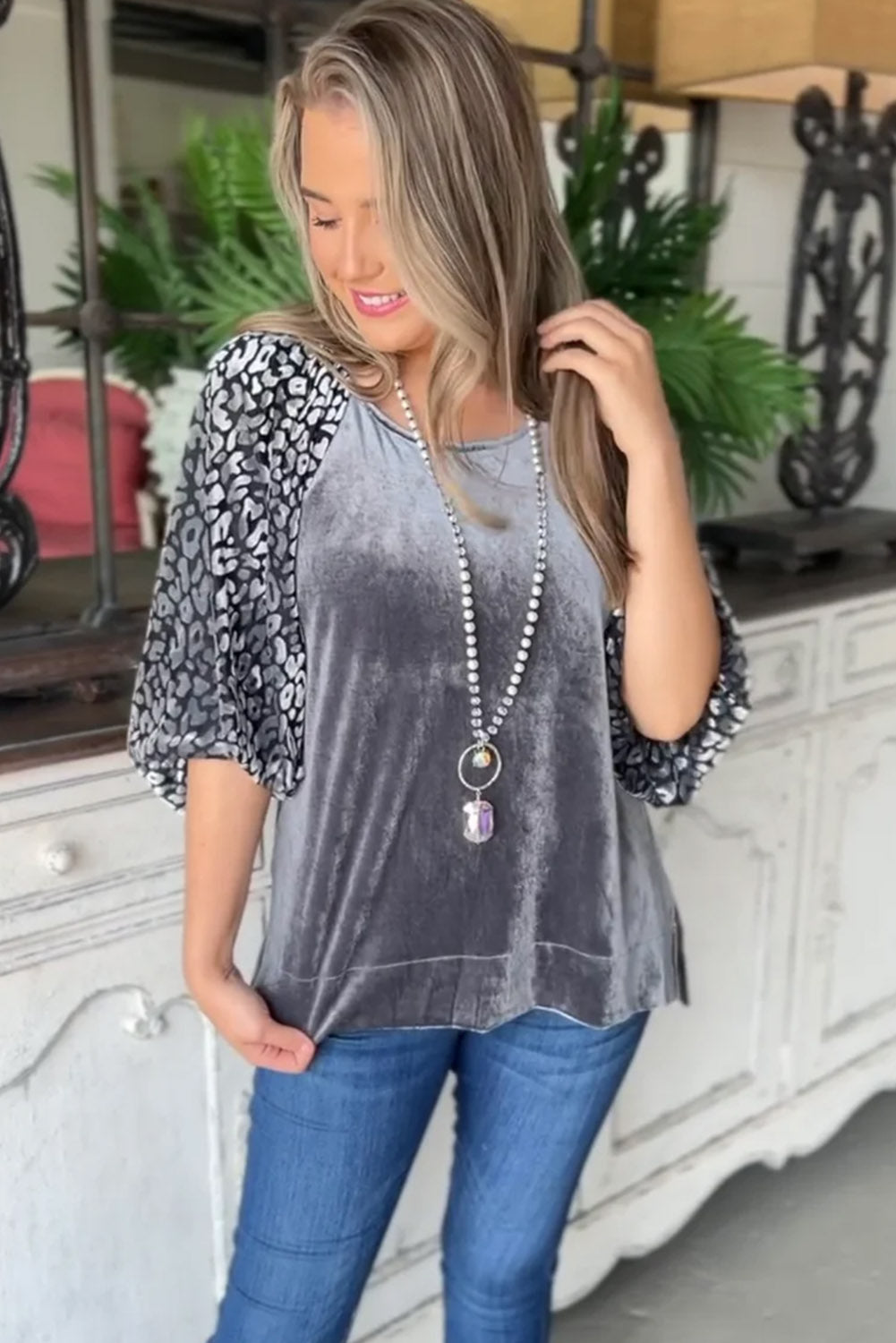 black cheetah print