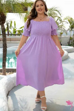 Lavender Plus Dress