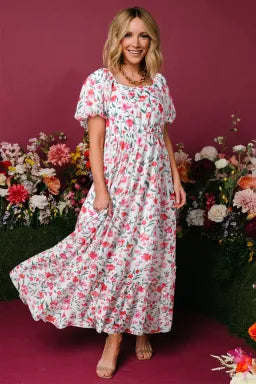 Floral Empire Waist Dress