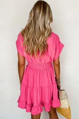 Pink Ruffle Dress