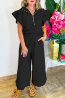 Black Textured Set