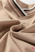 TAN VNECK TOP